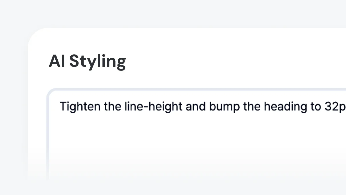 AI Styling